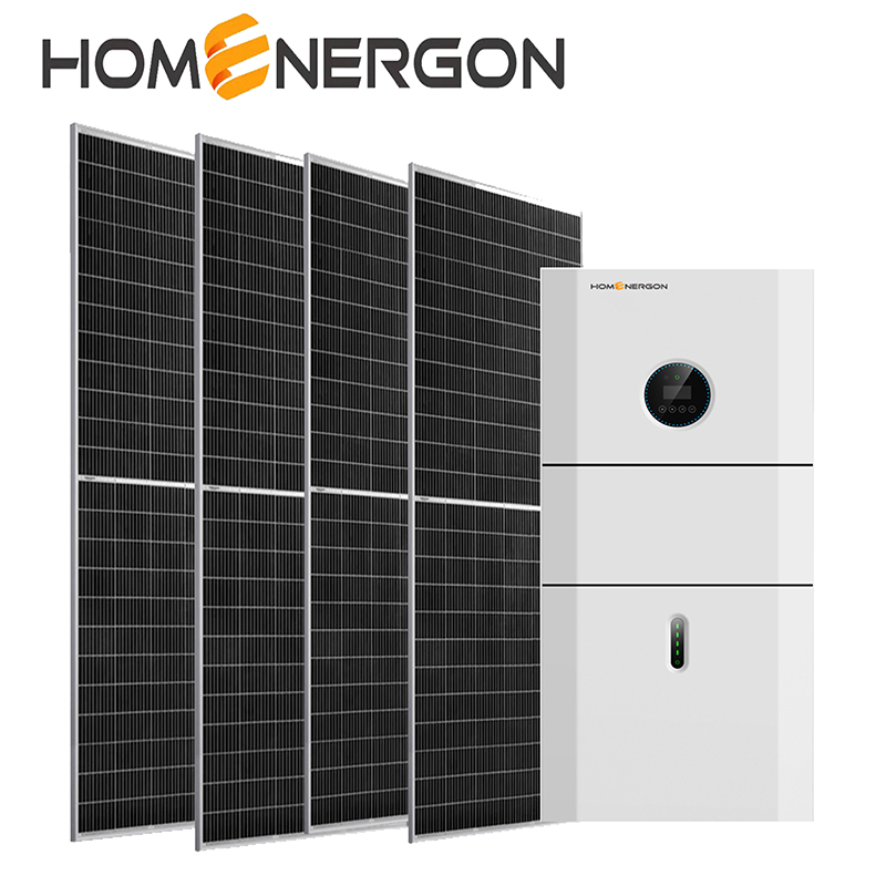 5.0kW residential solar power with 48V lithiun battery  solar panel systems  - Model 5.0