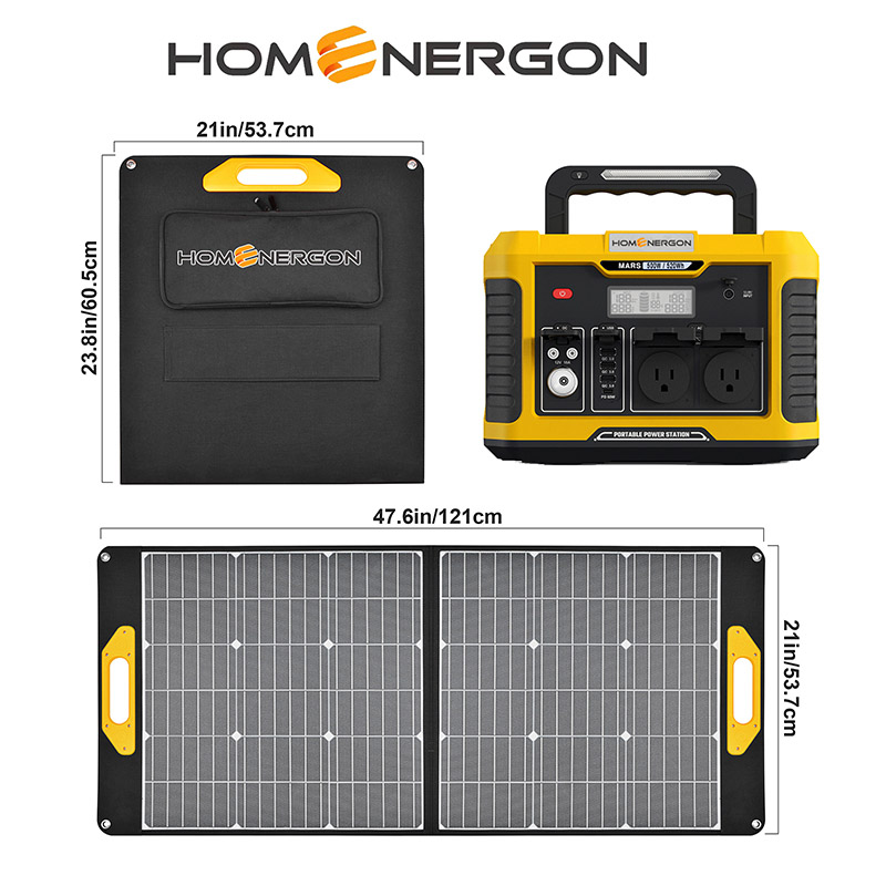 500W portable camping power station