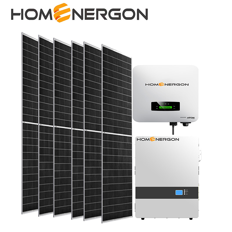 5000W Hybrid Solar panel System With 10.2kwh Lithium Battery Backup