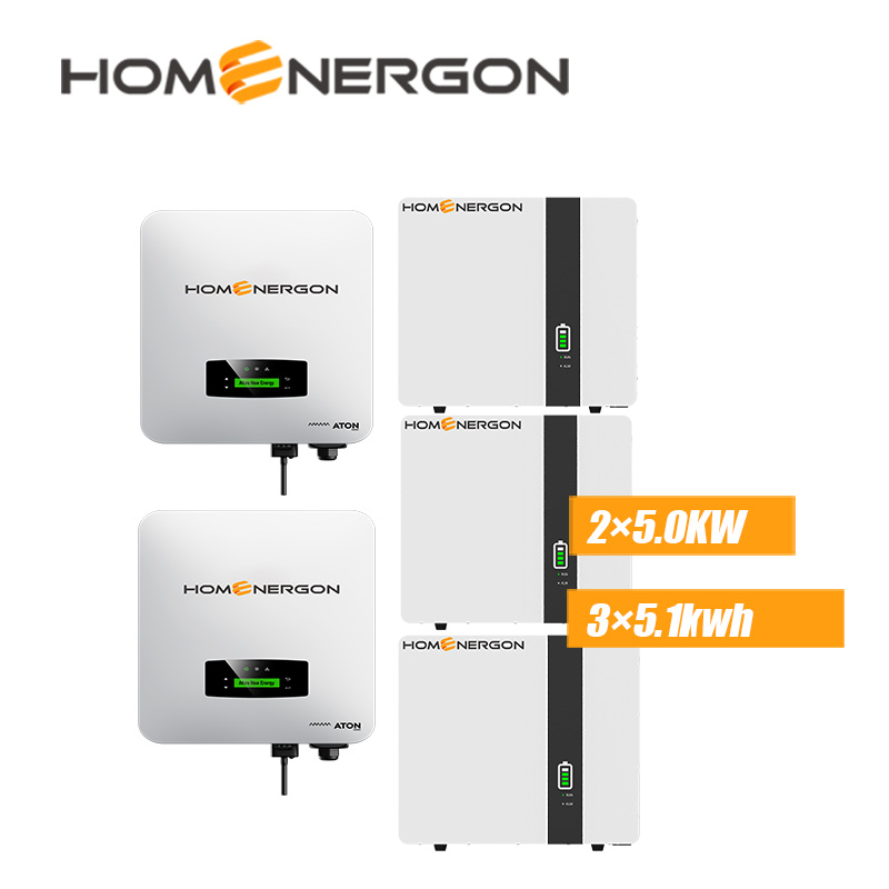 Home And Commercial 10kw Hybrid On/Off Grid Solar System with 15kwh battery