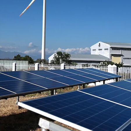 15kW Commercial Hybrid Solar System in China